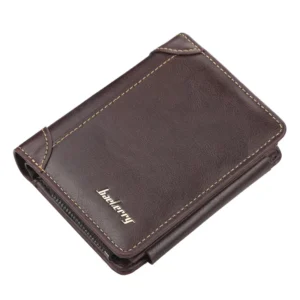 Leather Men Wallet High Quality Zipper Card Holder