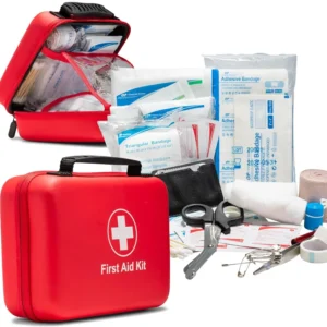 38pcs essential first aid kit for home, camping and hiking