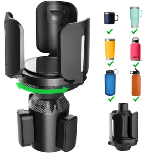 Adjustable Car Cup Holder Expander Base for Yeti Rambler, Stanley