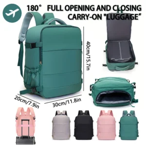 Boarding Travel Backpack, Compatible with Ryanair, Easy jet, and Wizard air Budget Backpacks