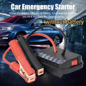 Car Lithium Battery Converter Charger Clip Auto Igniter Jump Starter